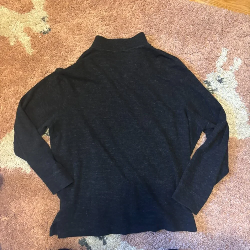 Polo Ralph Lauren Sweater Mens XXL Navy Estate Rib Half Zip Pullover Quarter Zip